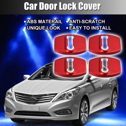 4 x Car Door Lock Latch Covers for Hyundai & Kia ( Specified)