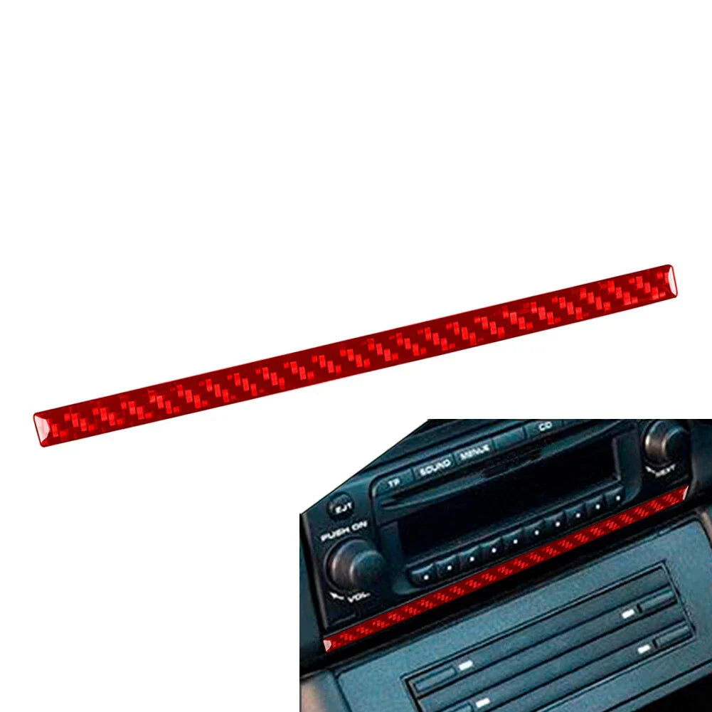Radio Console Panel Cover Trim for Porsche Boxster 1998-2004 Red