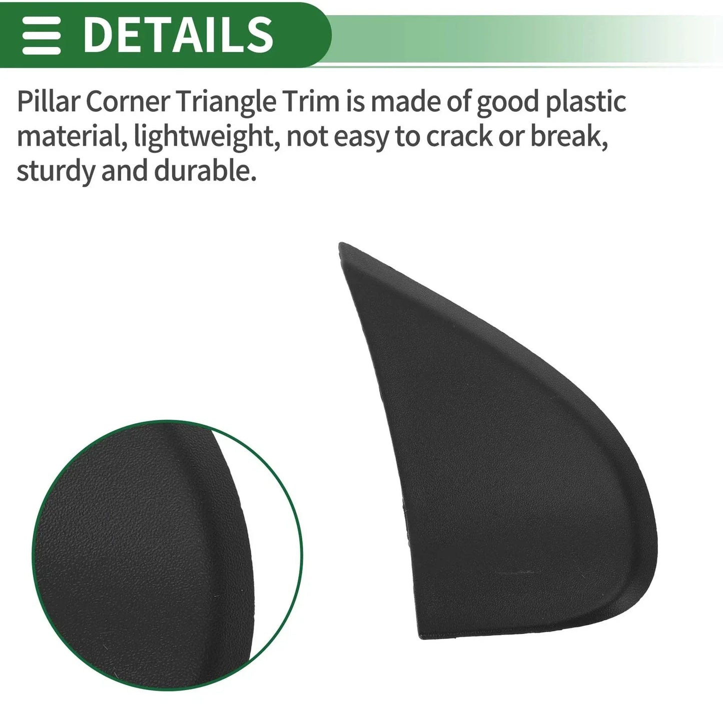 Front Right Side Pillar Triangle Trim for Dodge Journey (2011-2020)
