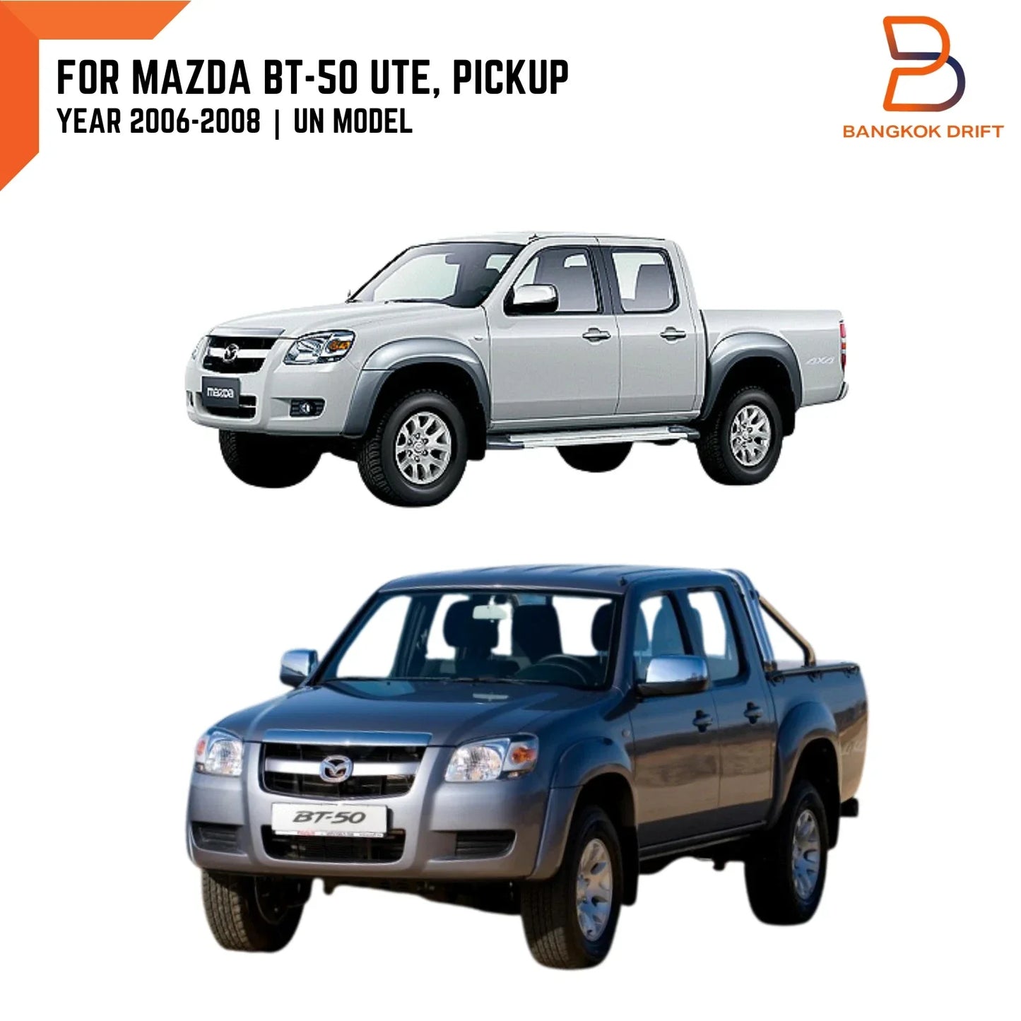 DOT SAE Certified Fog Lamp Set for MAZDA BT-50 UTE (2006-2008)