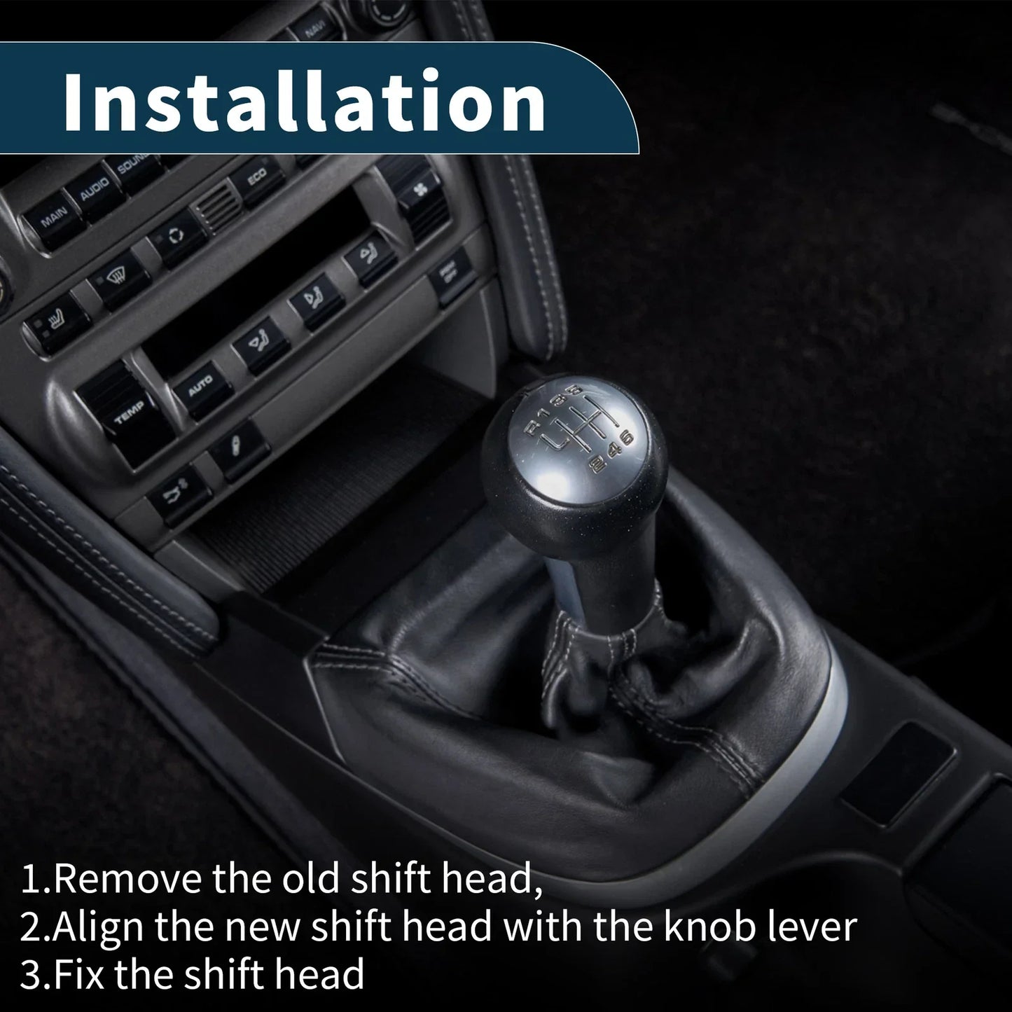Automatic Gear Shifter Knob for Mercedes-Benz E-Class (2009-2016) Black