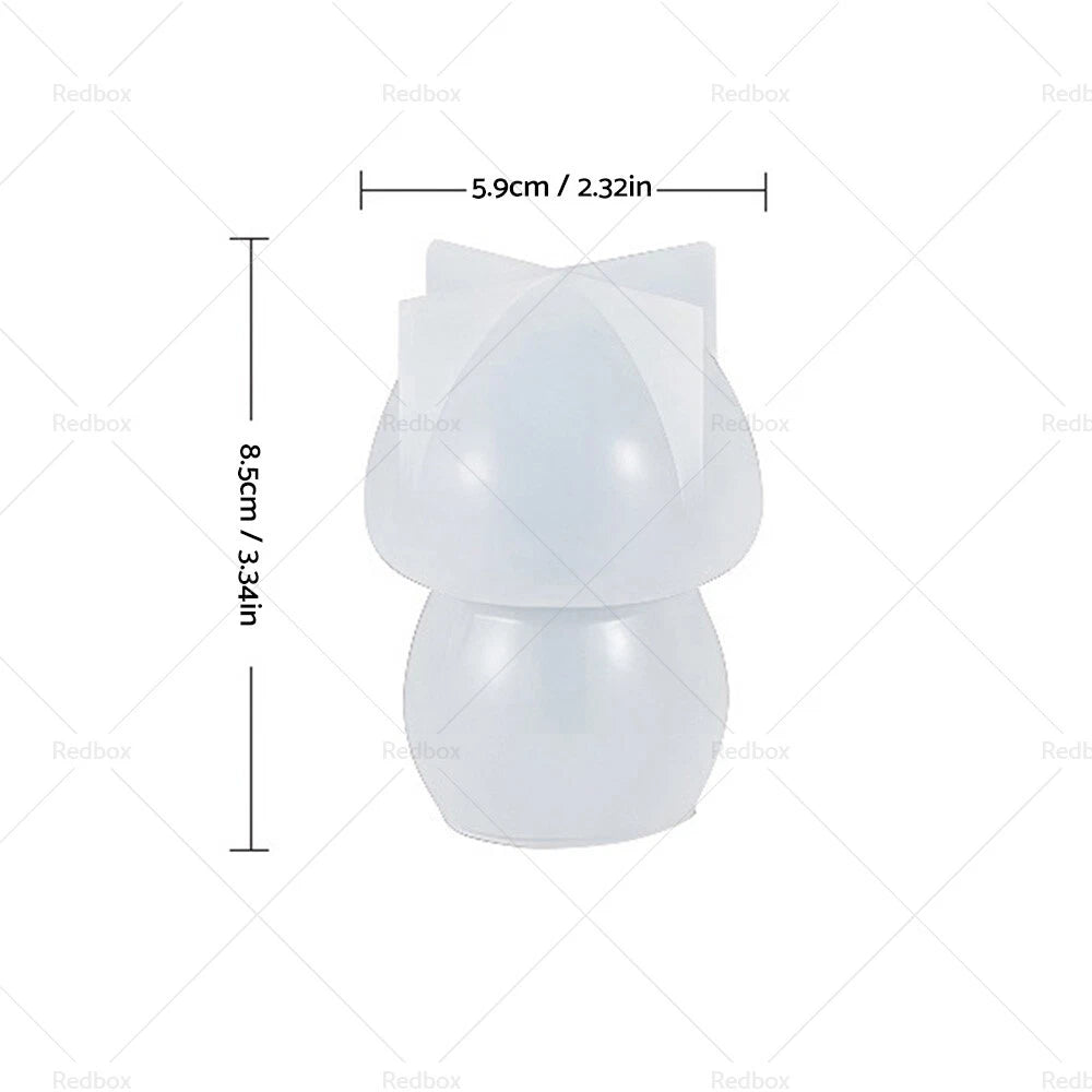 Mushroom Epoxy Resin Casting Molds 5 x Silicone for DIY Home Decor