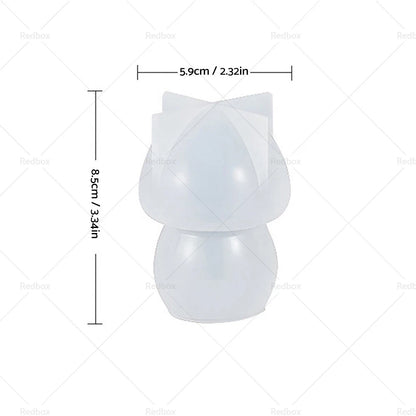 Mushroom Epoxy Resin Casting Molds 5 x Silicone for DIY Home Decor