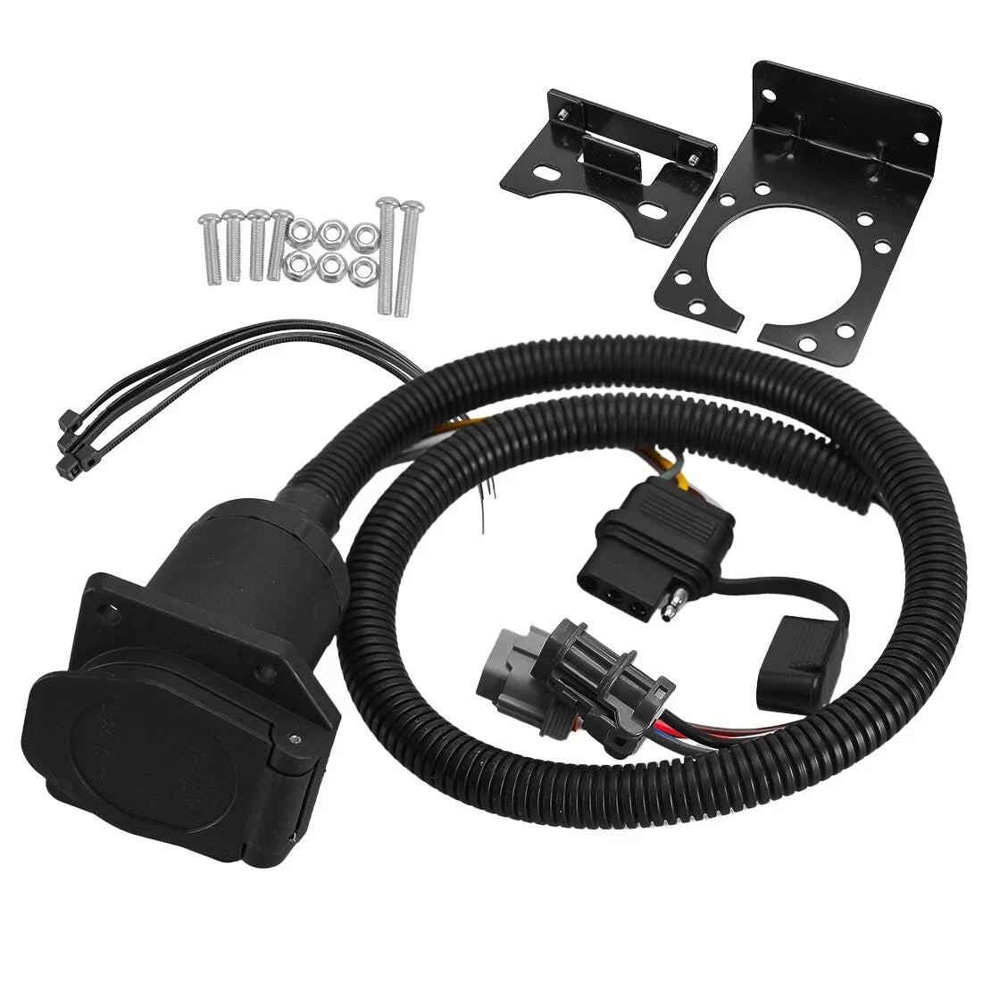 4 & 7 Pin Trailer Wiring Harness for Nissan Frontier Pathfinder Xterra (2005-2023)