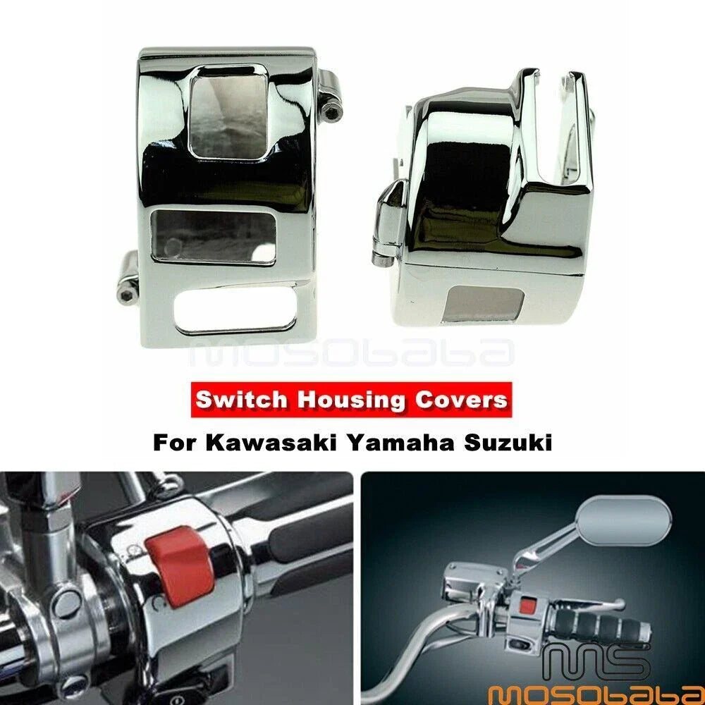 Handlebar Switch Housing Covers for Kawasaki Vulcan 900 VN900 VN2000 (2004-2012)