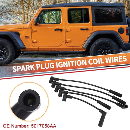 5 Pcs Spark Plug Wire Ignition Coil Cables for Dodge Dakota (1996-2002)
