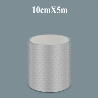 Clear Protective Film Sticker Guard for Car Door Sill, Mirror, Bumper - Carbon Fiber