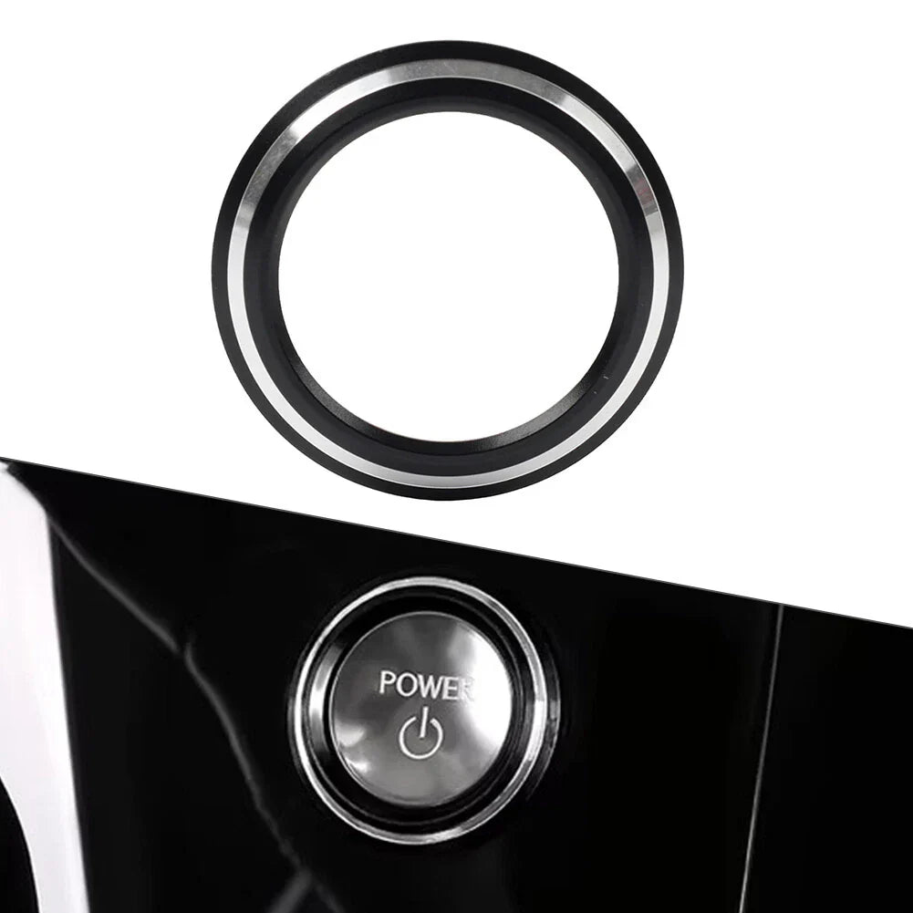 Black Engine Start Stop Button Cover Ring for Lexus NX250 350h 450h (2022-2024)