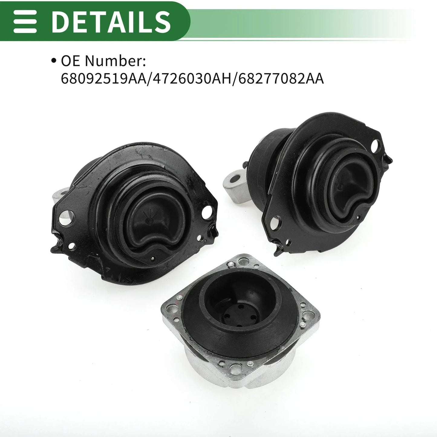 Engine Motor Mount Set for Dodge Challenger (2015-2023)
