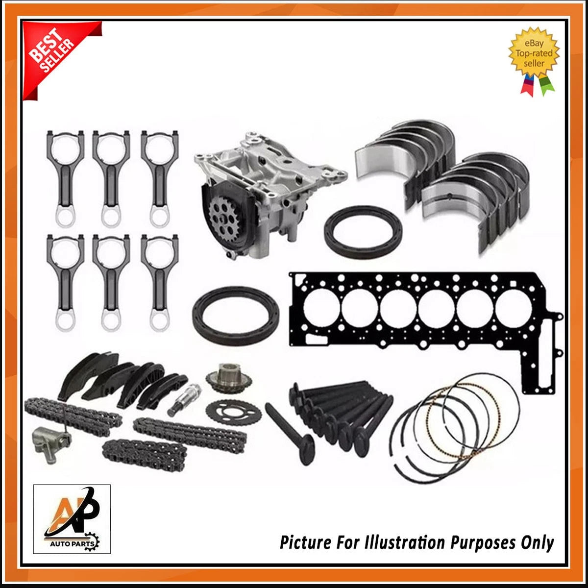 Forged Crankshaft OEM Replacement for BMW N57 3.0L X3 X4 X5 X6 (2009–2020)
