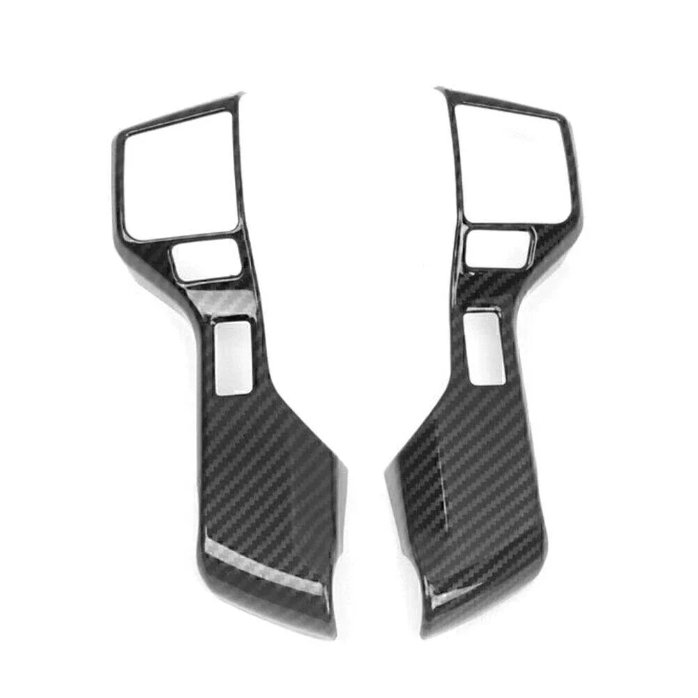 Carbon Fiber Steering Wheel Button Cover Trim for Toyota Tacoma (2016-2019)