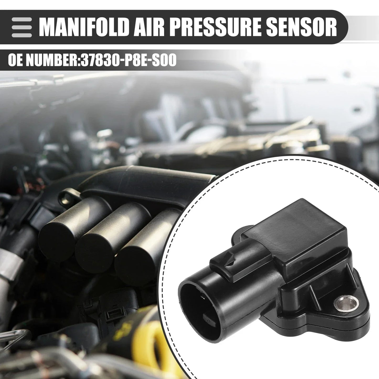 MAP Manifold Air Pressure Sensor for Honda CR-V 2.0L L4 (2012-2016)
