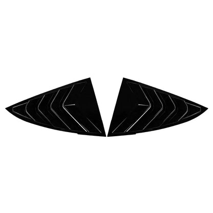 Rear Window Side Vent Shutter Louver Cover Trim for Tesla Model 3, Y (2017-2023)