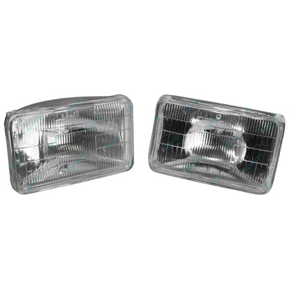 2 x Sealed Beam 100x165mm 50W 12V Incandescent Dual Headlight