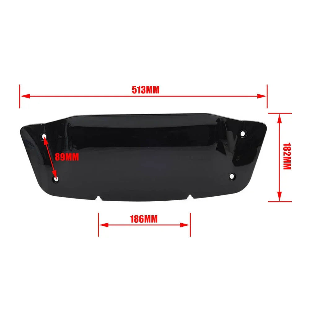 7" Windshield for Harley CVO Street Glide FLHXSE (2023-2024) Black