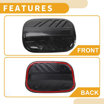 Fuel Tank Door Cap for Hyundai Santa Fe 2019-2025 Gas Tank Flap Carbon Fiber