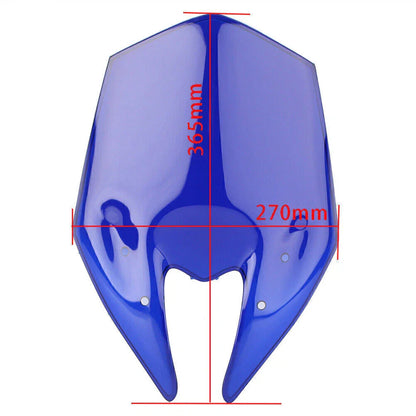 Windscreen Windshield for Kawasaki Z800 2013-2016 ABS Plastic Clear