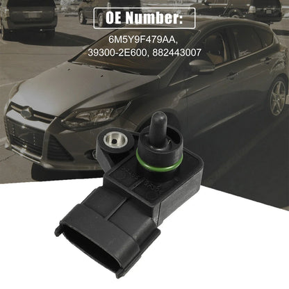 Intake Pressure MAP Sensor for Hyundai Niro (2017-2023) - Plastic Metal Black