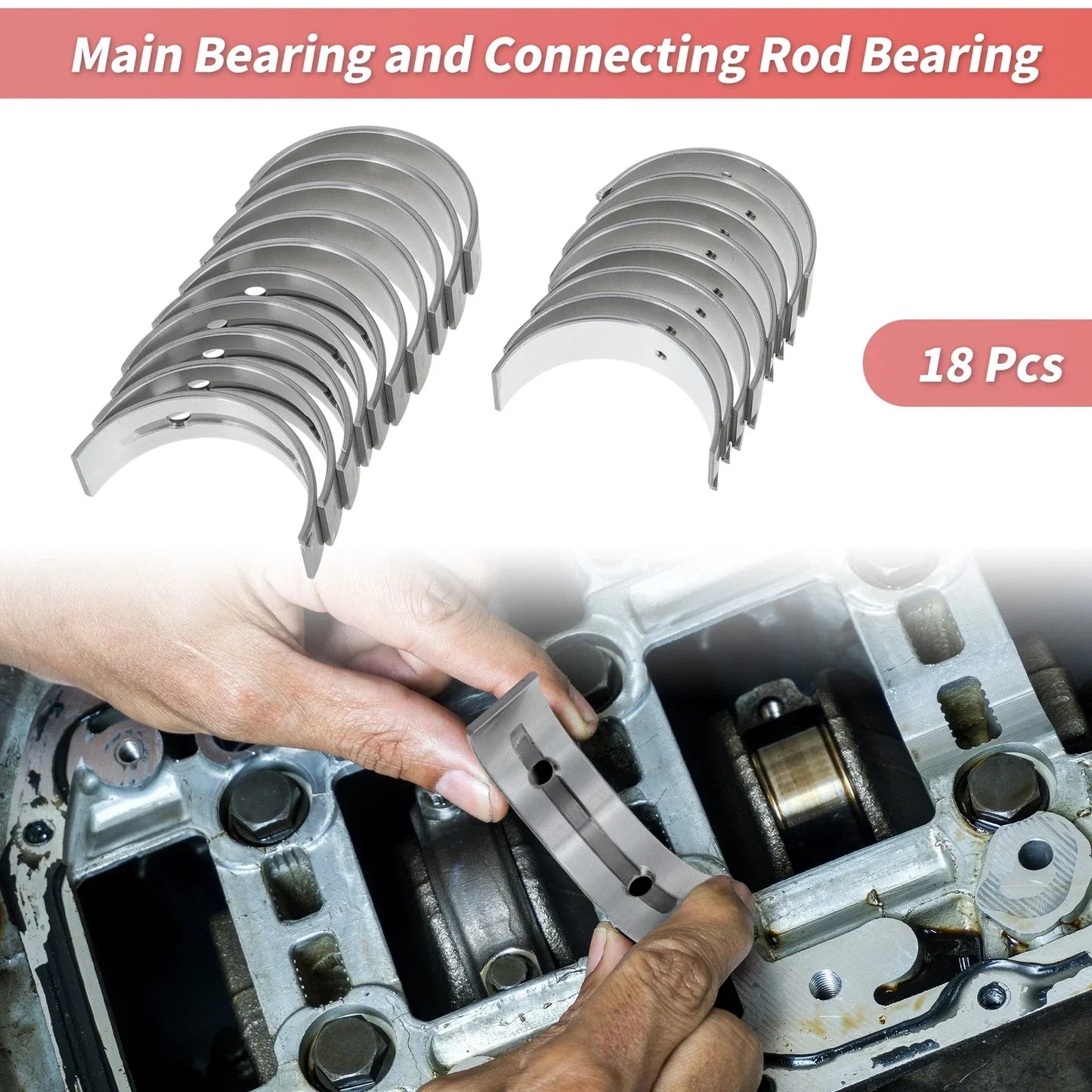 Main Bearing & Connecting Rod Bearing Kit for Hyundai Tucson (2010-2015)