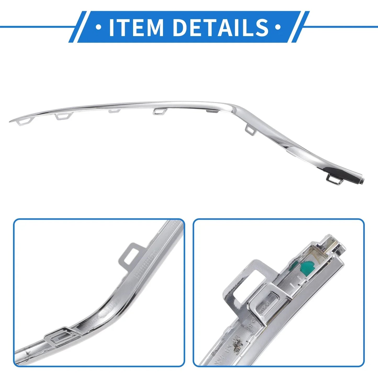 Front Left Bumper Grille Trim for Mercedes-Benz W167 GLE (2020-2023)