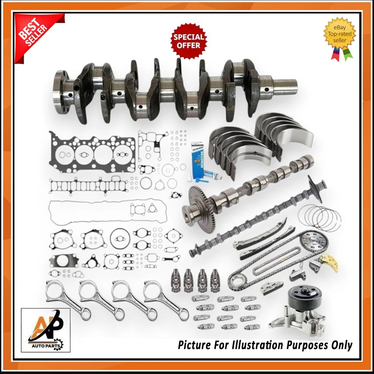Crankshaft Engine Rebuild Parts for Mazda 3 6 CX-5 Skyactiv 2.2 Diesel (2012–2018)