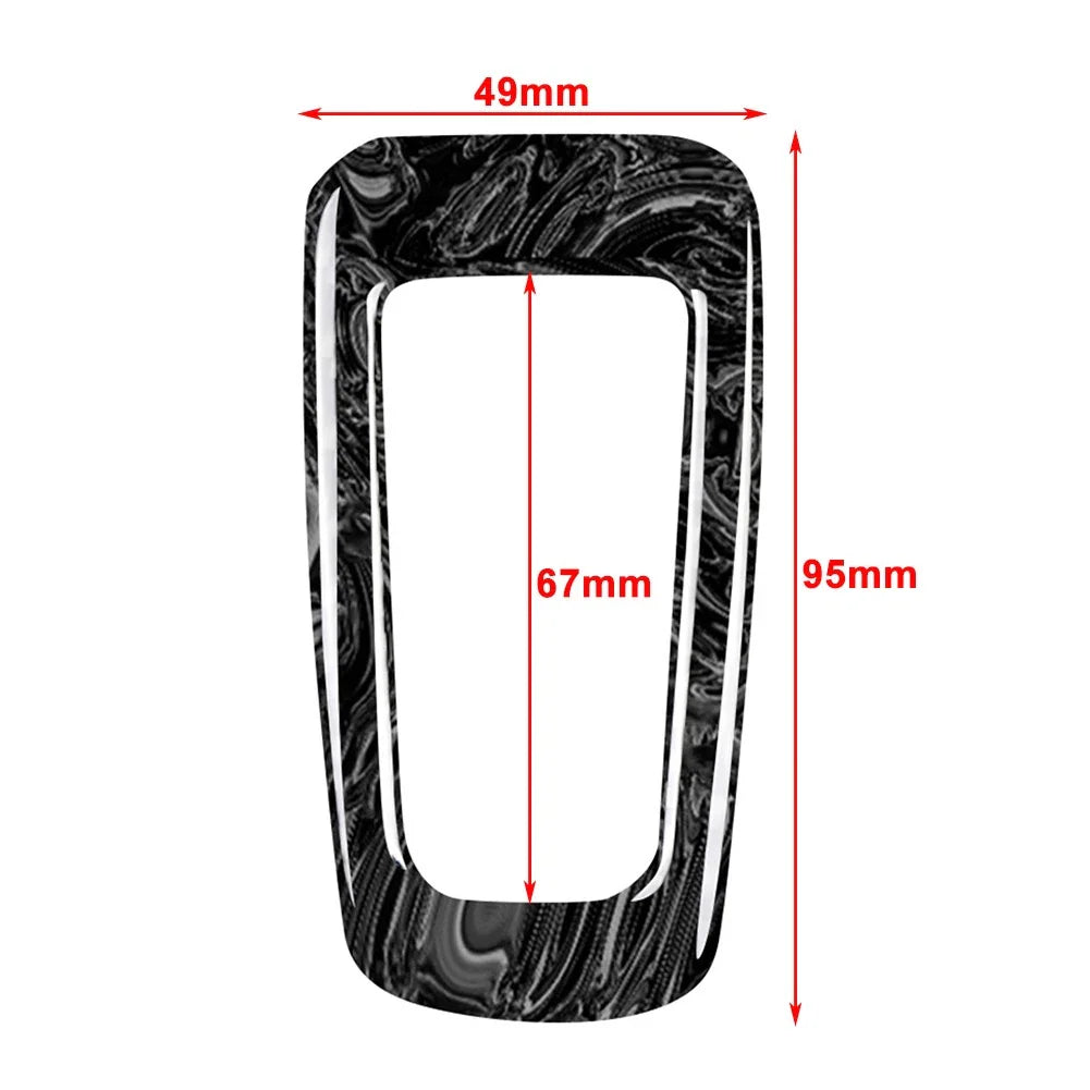 Marbling Hand Brake Park P Button Trim for Mercedes E-Class W213 (2011-2018)