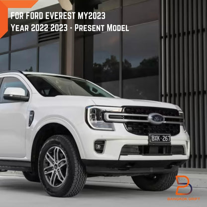 6" Matte Black Bolted Fender Flare Arch for Ford Everest (2022-2023)