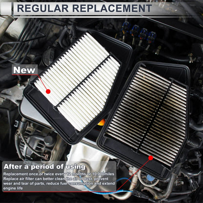 Car Engine Air Filter for Porsche 911 3.6L 3.8L (2009-2012) - 1 x Pc