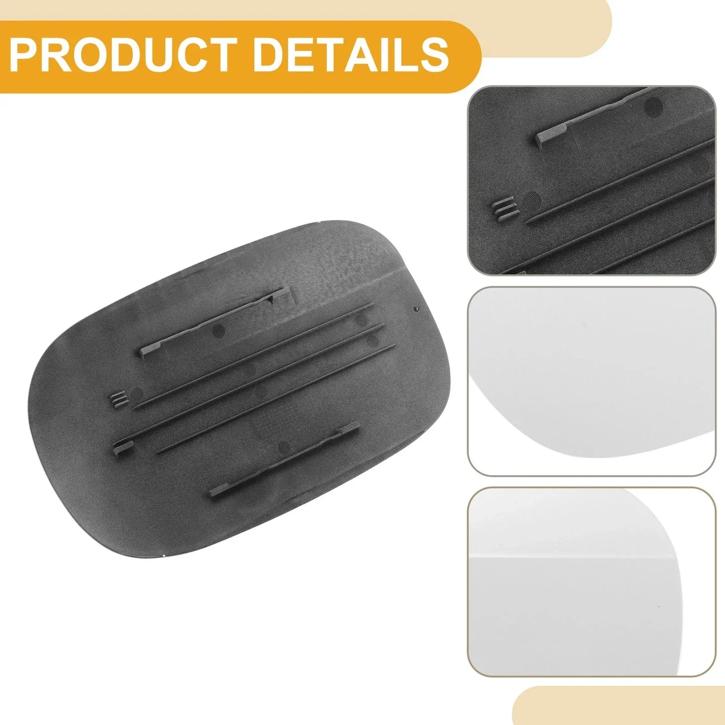 Fuel Tank Door Cap for Mercedes-Benz E200 (2015-2019) Clip Type, White