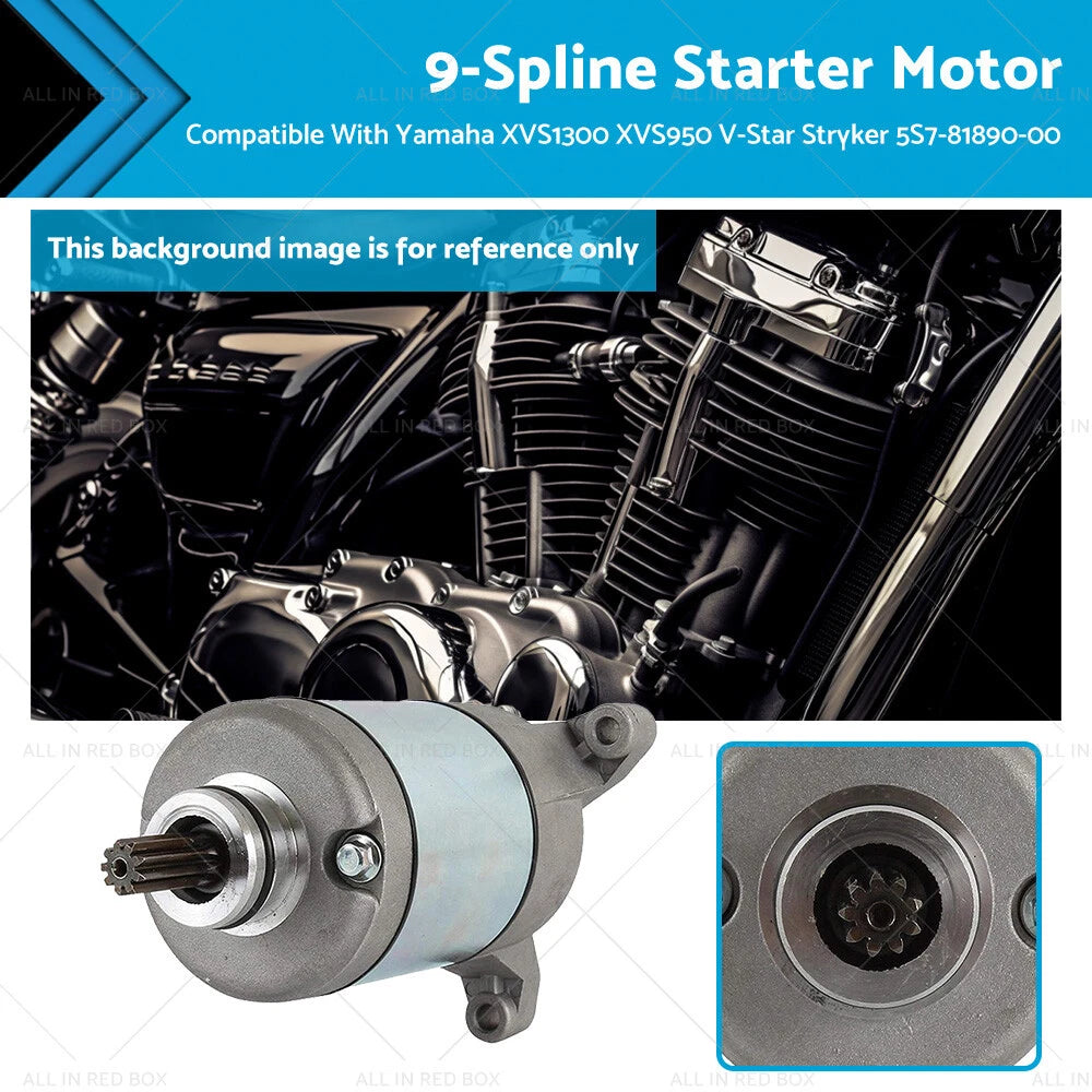 9-Spline Starter for Yamaha XVS1300 XVS950 V-Star Stryker (2010-2017)