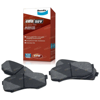 Rear Drilled Slotted Disc Rotors + Brake Pads for Toyota FZJ105 HZJ105