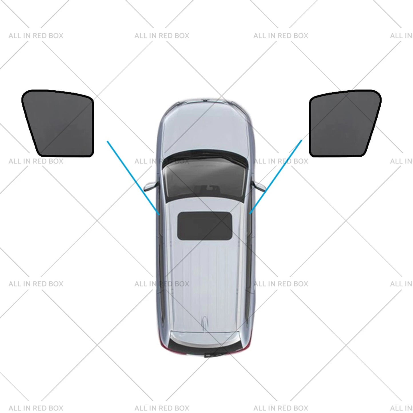 Magnetic Mesh Sun Blind Shades for Audi Q7 SQ7 (2015-2025)