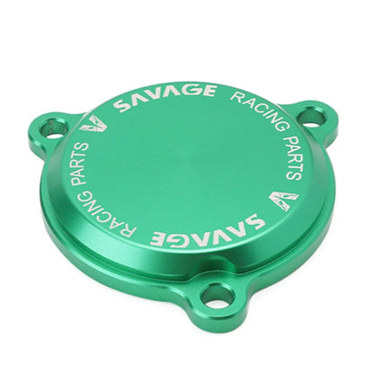Engine Oil Filter Cover Cap Green for KAWASAKI KLX 140 140L 2018-2023