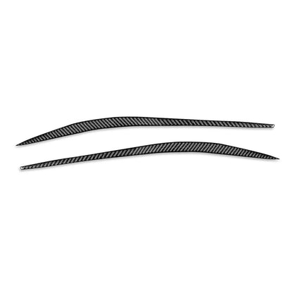 Carbon Fiber Headlight Eyebrows for Alfa Romeo Giulia (2015-2024)