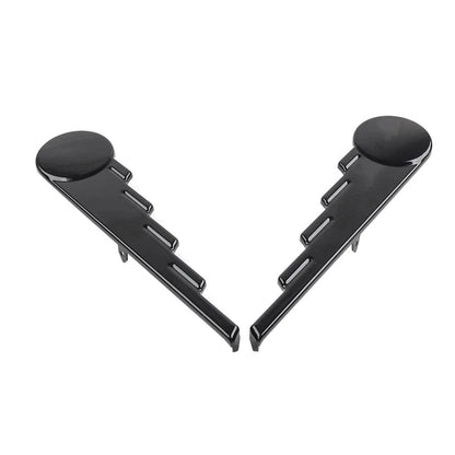 Black Saddlebag Trim Speed Ball Wing for Harley Touring Road King (2009-2023)