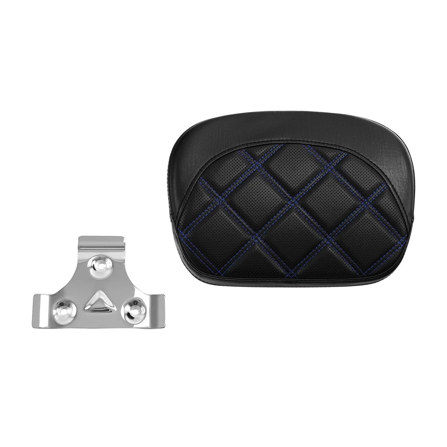 Passenger Sissy Bar Backrest Pad Bracket for Harley Touring Road King Glide
