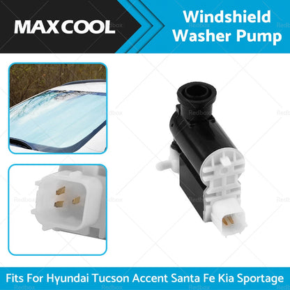 Windscreen Washer Pump for Hyundai Tucson, Accent, Santa Fe, Kia Sportage