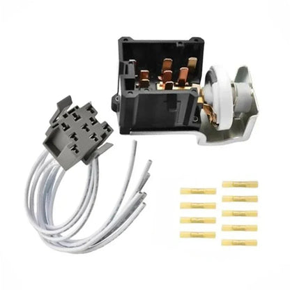 Terminal Headlight Switch & Harness for Ford Aerostar, E-150, E-250, E-350, Bronco (1990-1997)