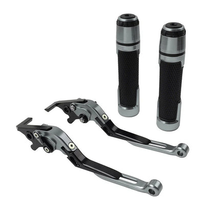 Titan Extendable Brake Clutch Levers Grips Set for BMW F650GS (2002-2007)