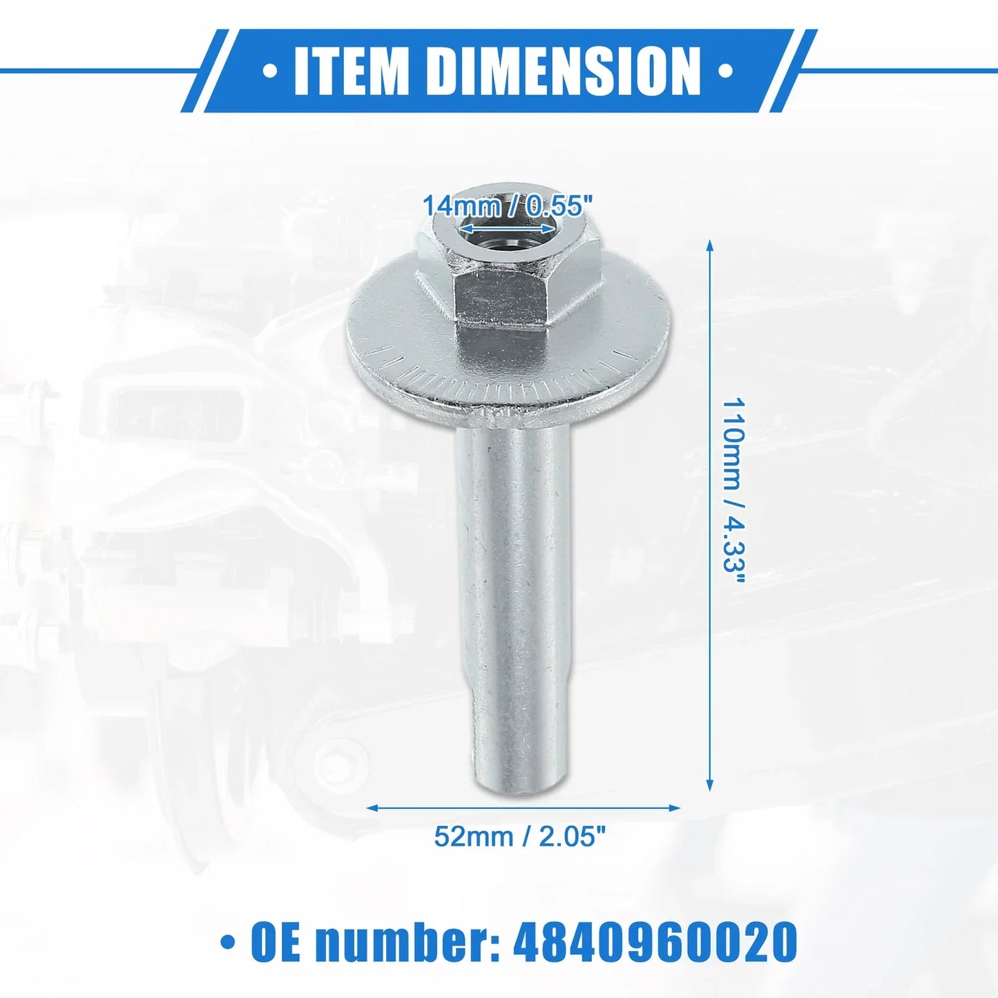 Eccentric Alignment Camber Bolts 2 Pcs for Toyota 4Runner (2004-2009)