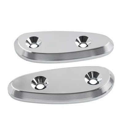 Rearview Mirror Block Off Base Plate Chrome for Suzuki Hayabusa GSX1300R (08-20)