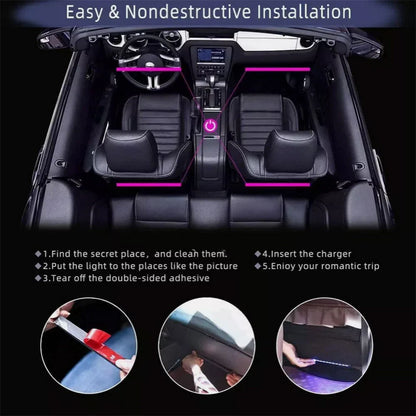 RGB Music Voice Control Floor Atmosphere Light Lamp 12V