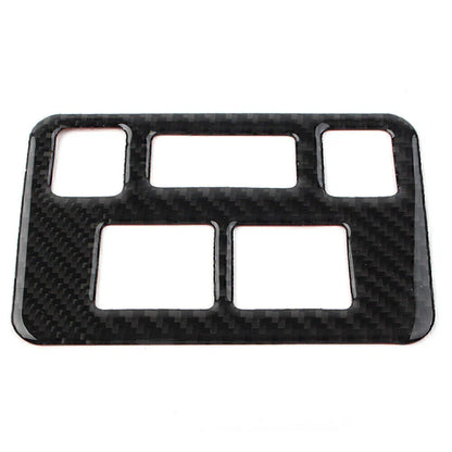 Carbon Fiber Headlight Button Frame Cover Trim for Subaru Forester (2013-2018)