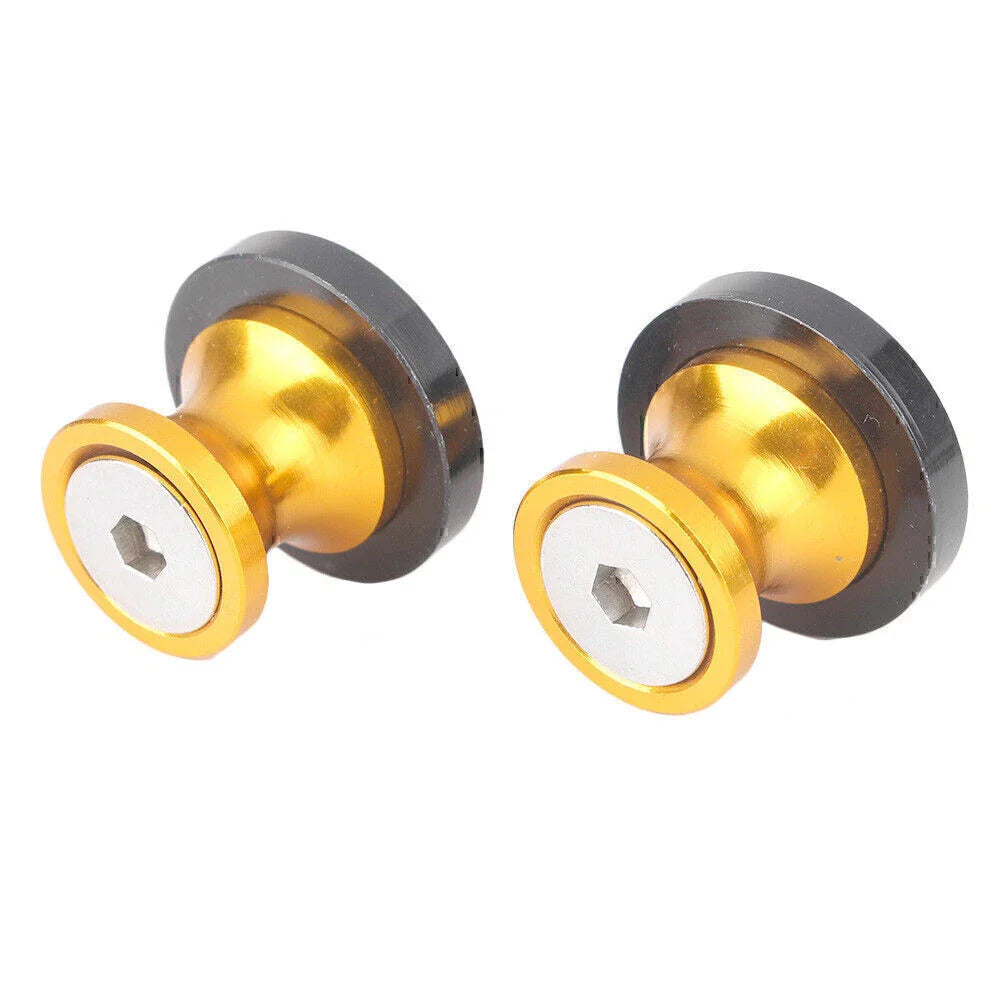 8mm Swingarm Sliders Spools Gold for Honda Suzuki Ducati Motorcycles