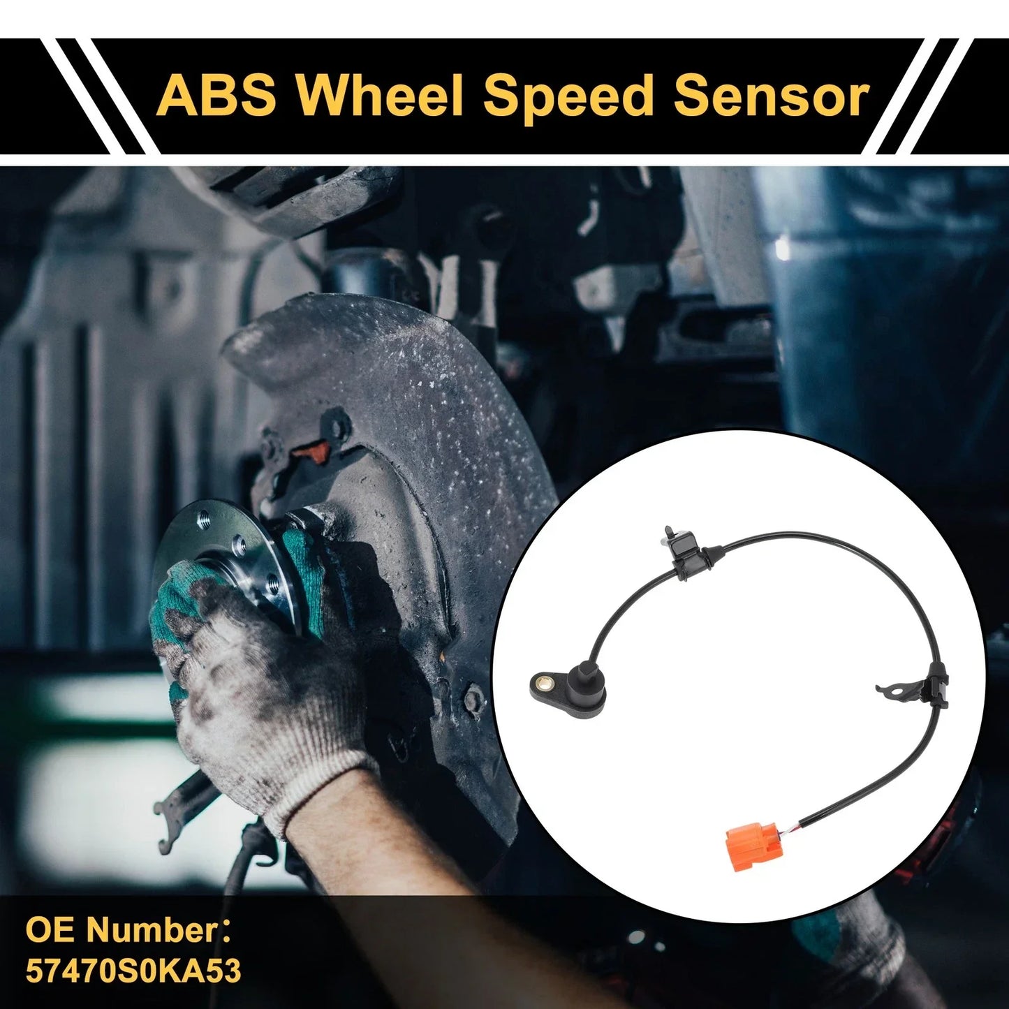 ABS Wheel Speed Sensor for Honda Accord Rear Right (2013-2017)