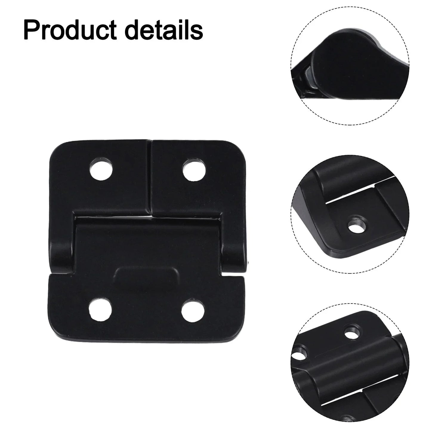 Constant Torque Hinge 1.57 x 1.50 in, 4 Holes Black Model