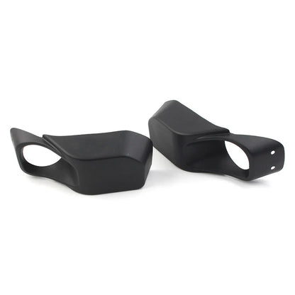 Black Front Bumper Fog Light Bezels for Jeep Wrangler (2013-2017)
