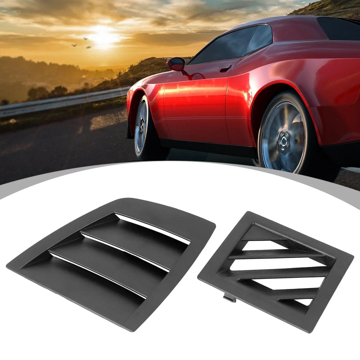 Front Air Vent Grille Cover Set for Dodge Charger, Magnum (2005-2007)