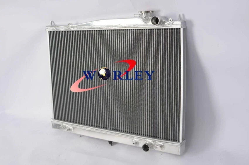 Aluminum Radiator & Fans for Nissan Frontier Xterra 1998-2004