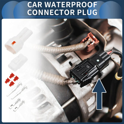 2 x Pin Waterproof Connector Plug for Honda - Male Female Wire Terminal